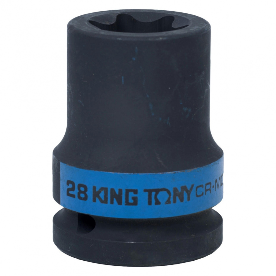 Головка торцевая ударная TORX Е-стандарт 3/4", E28, L = 56 мм KING TONY 657528M