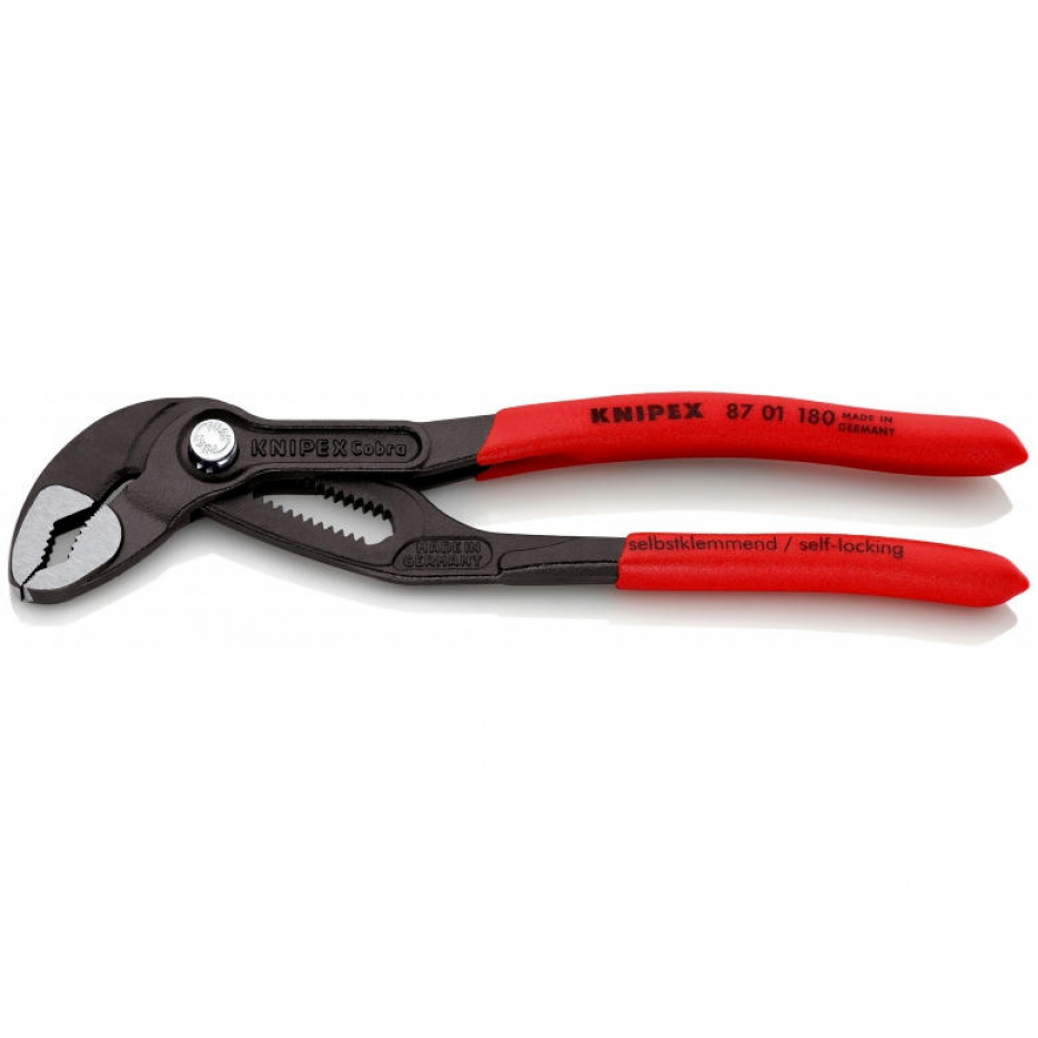 Захват переставной 180 мм, Cobra®, быстрозажимной механизм KNIPEX KN-8701180SB